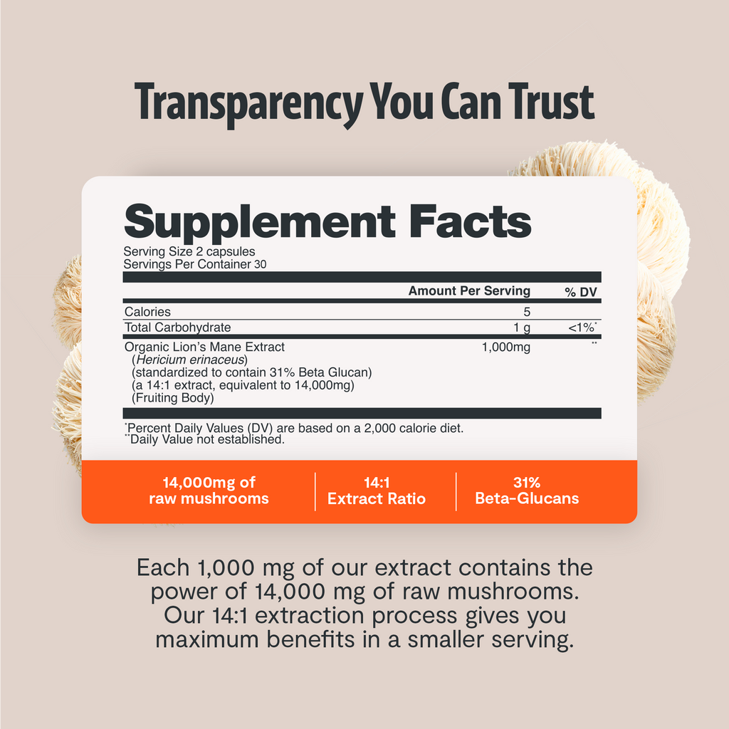 Organic Lion's Mane Capsules