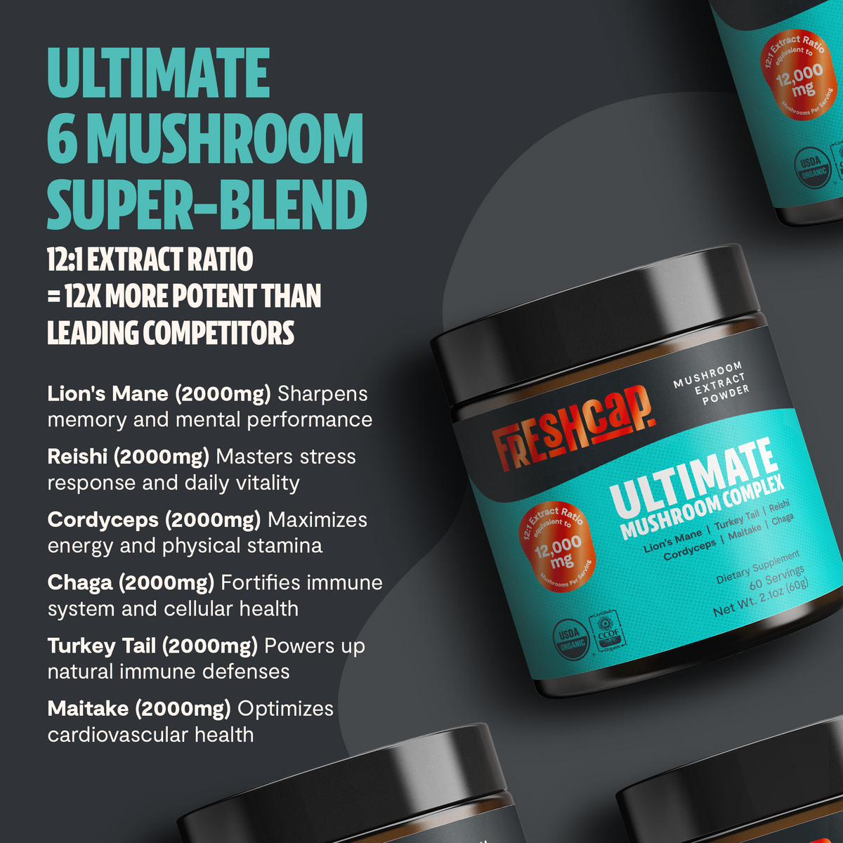 Six Mushroom Daily Blend
