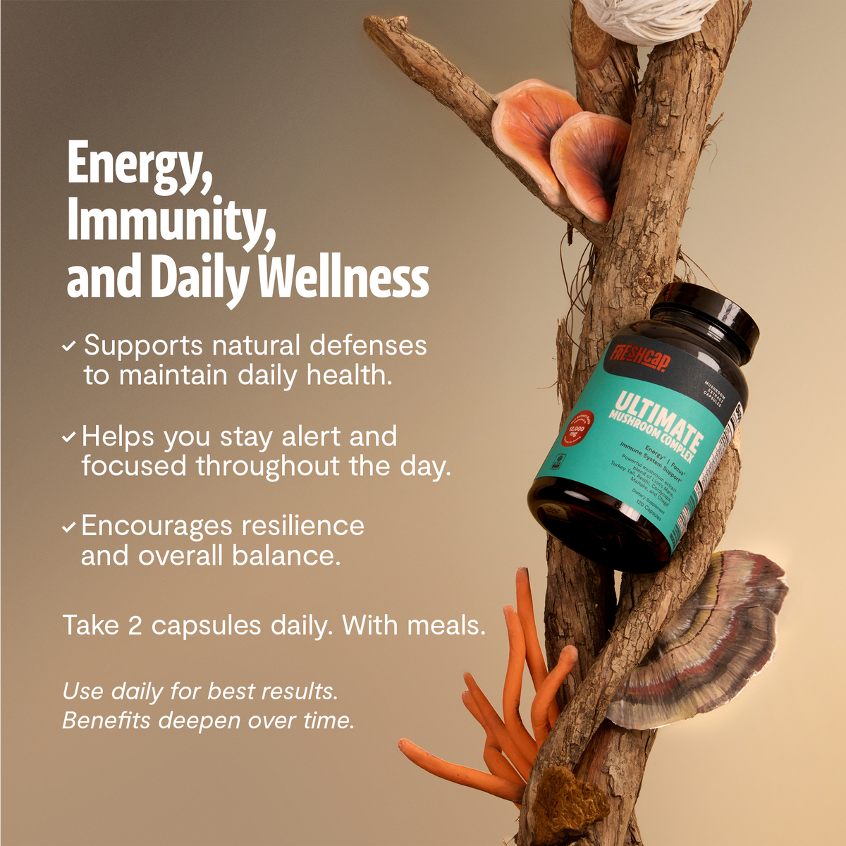 Organic Mushroom Complex Capsules