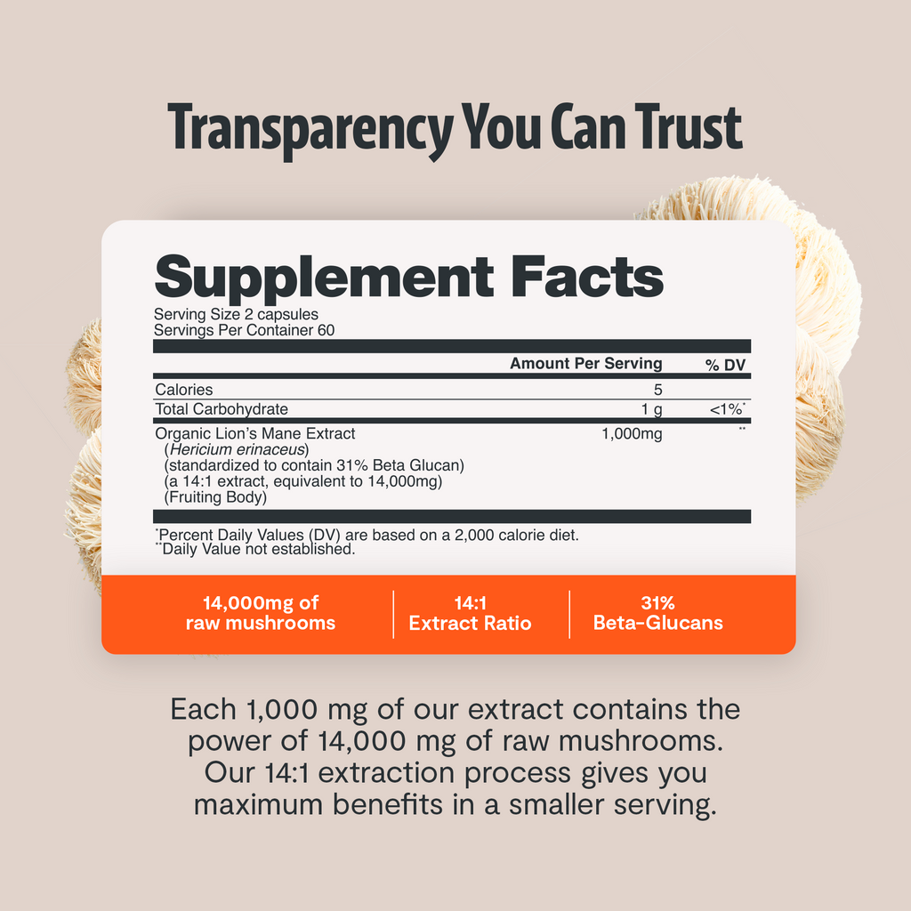 Organic Lion's Mane Capsules