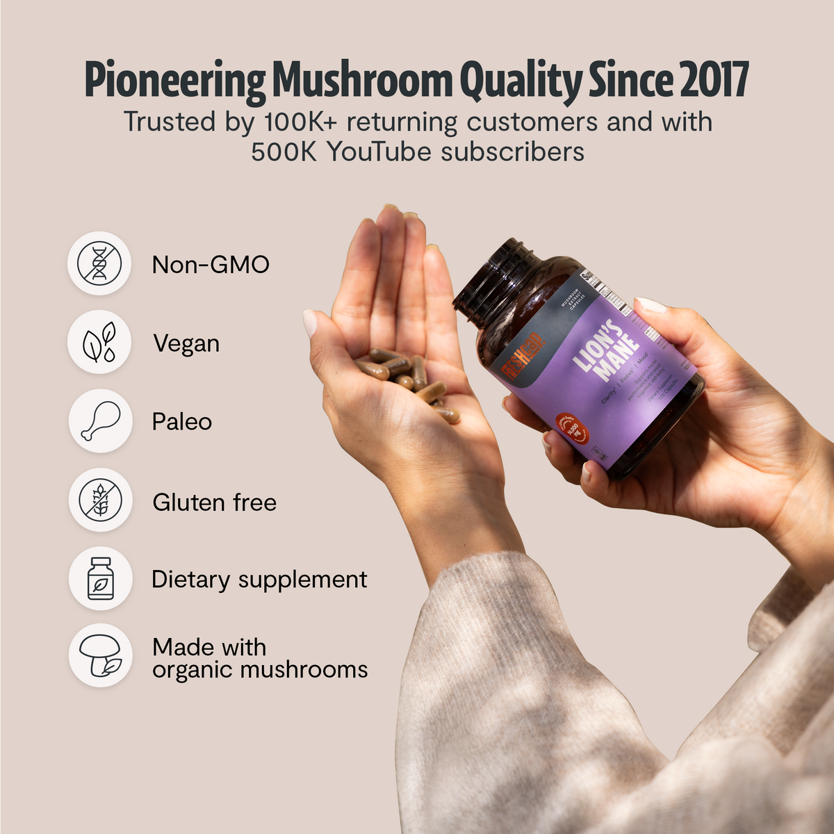Organic Lion's Mane Capsules