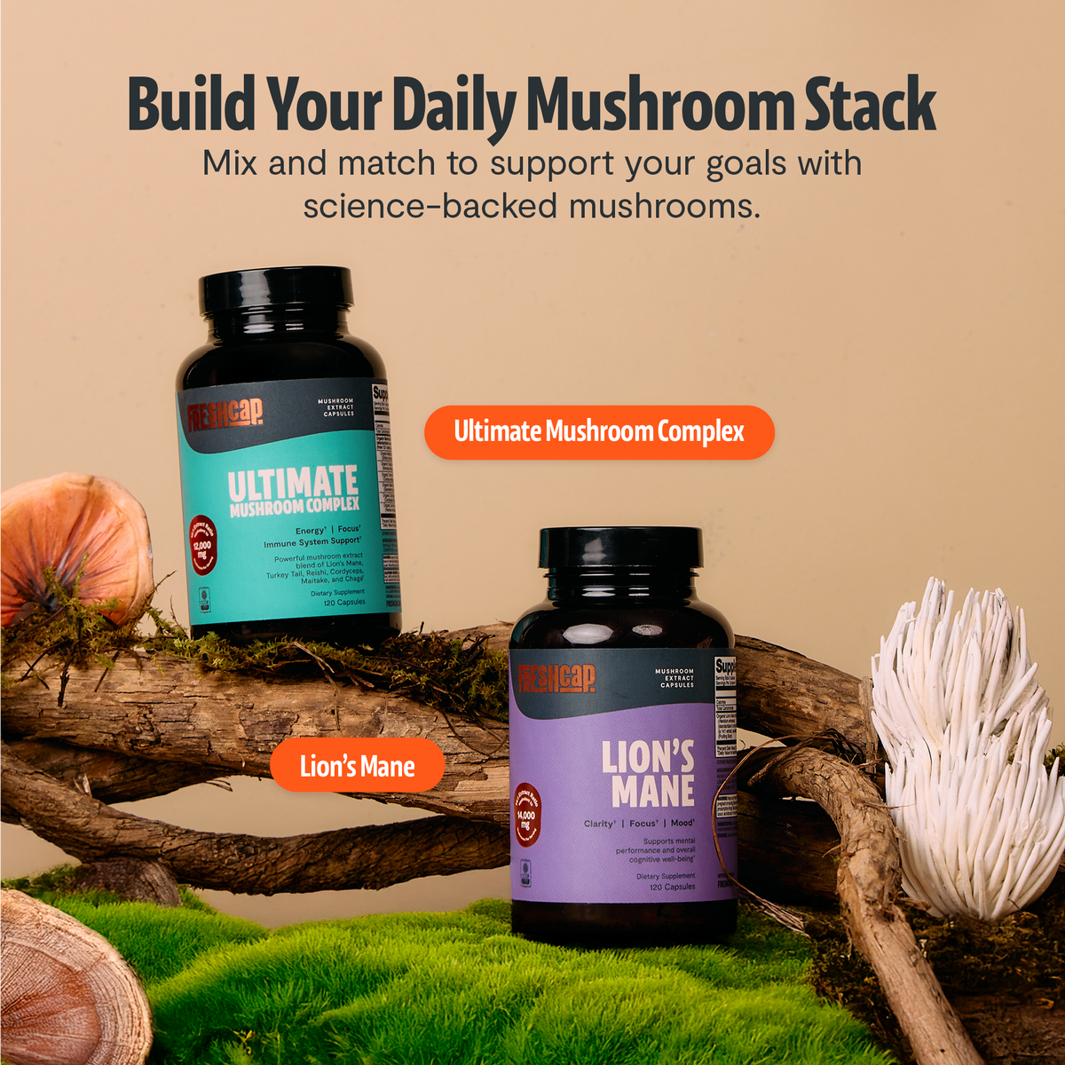 Organic Mushroom Complex Capsules