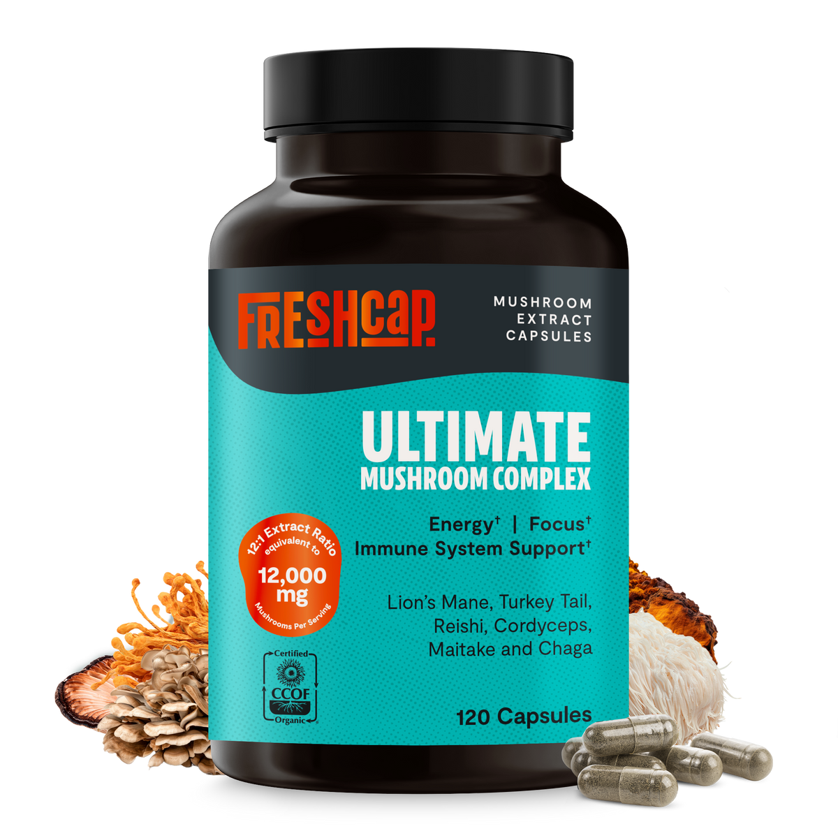 Organic Mushroom Complex Capsules